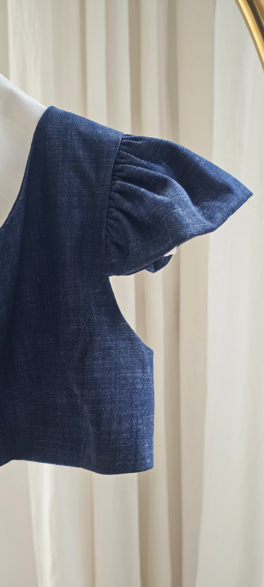 Mica Denim Top